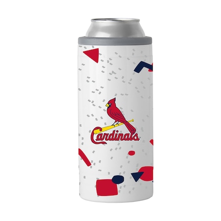 Logo Brands St Louis Cardinals 12oz Flashback Slim Can Coolie 527-S12C-55